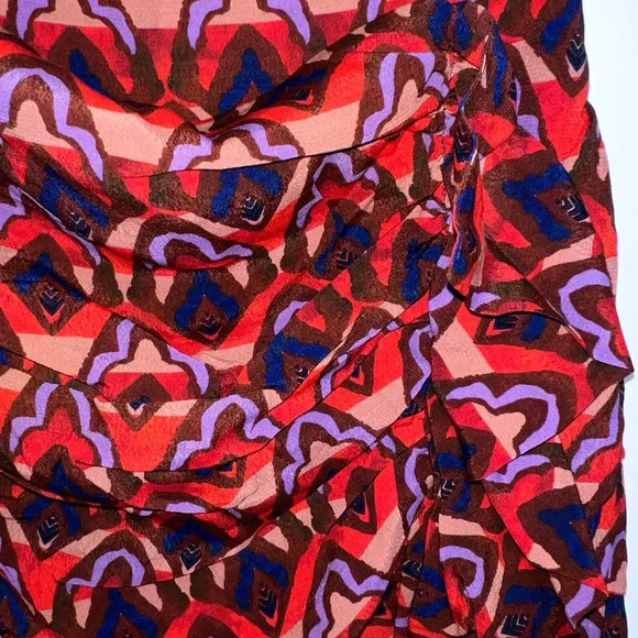 New! Anthropologie Dolan Left Coast Ruched Ruffle Mini Skirt - Picture 8 of 13